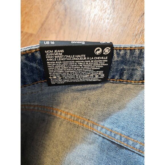 90's Divided H&M Mom Jeans | High Waisted | Ankle Length | Fly 5 Button| Sz 16 - Picture 8 of 10